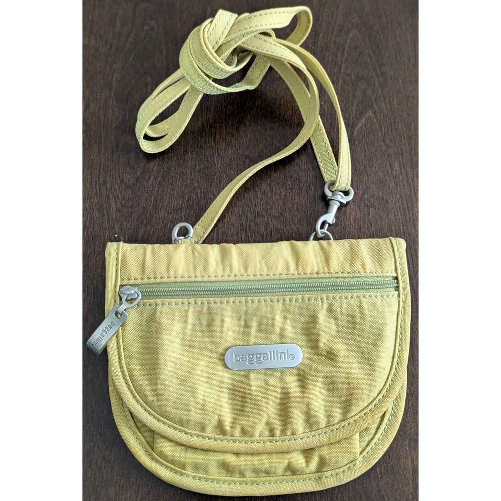 Baggallini Teenee On The Go Convertible Belt Crossbody Mini Bag Yellow